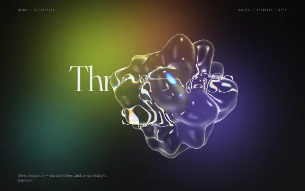 Refractive Glass Blob preview