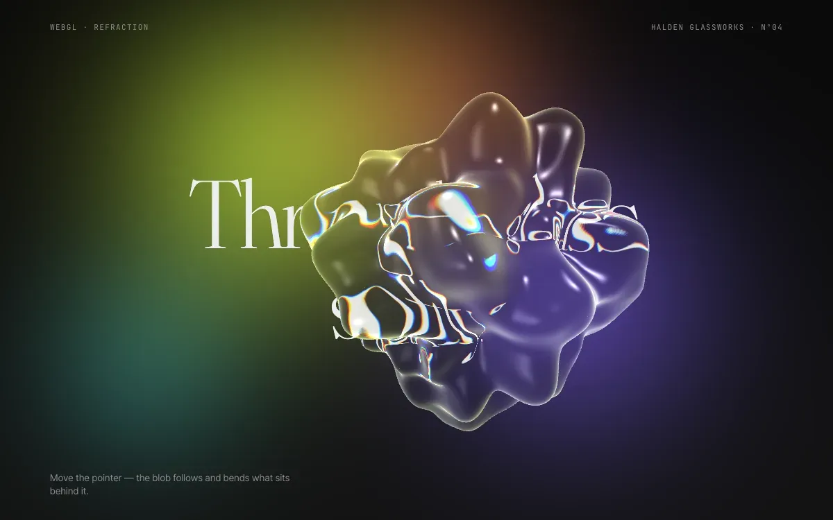 Refractive Glass Blob preview